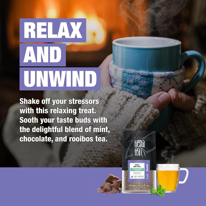 Tiesta Tea Cocoa Mint Chill Herbal Tea - Image 3